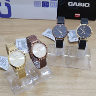 [ของแท้] Casio นาฬิกาข้อมือ รุ่น LTP-E157MG-9A, LTP-E157MGB-1B, LTP-E157MR-9A, LTP-E157MRB-1B, LTP-E157M-7A