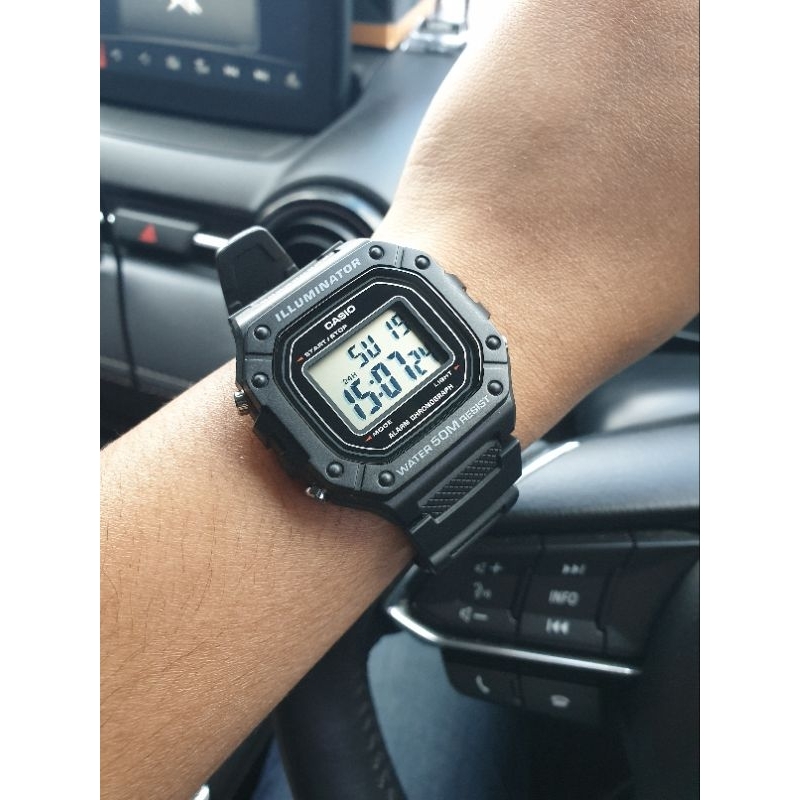 ของแท้-casio-นาฬิกาข้อมือ-รุ่น-w-218h-1a-w-218h-2a-w-218h-3a-w-218h-4b-w-218h-4b2-รับประกันศูนย์-cmg-1-ปี