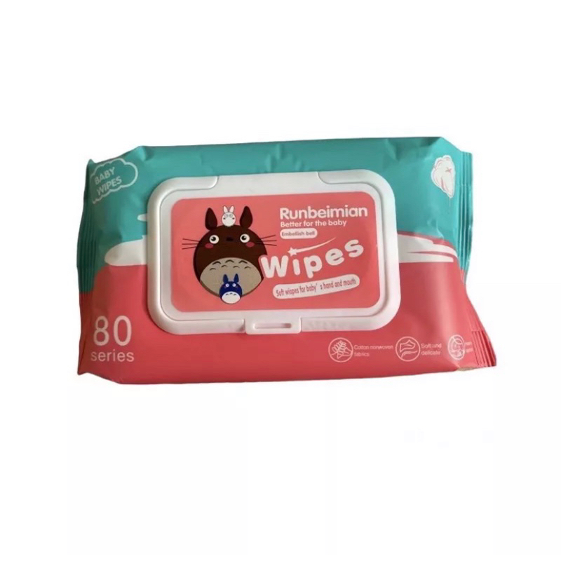 ทิชชู่เปียก-baby-wipes-กระดาษทิชชู่เปียก-สูตรน้ำบริสุทธิ์-ผ้านุ่มชุ่มชื่น-80แผ่น