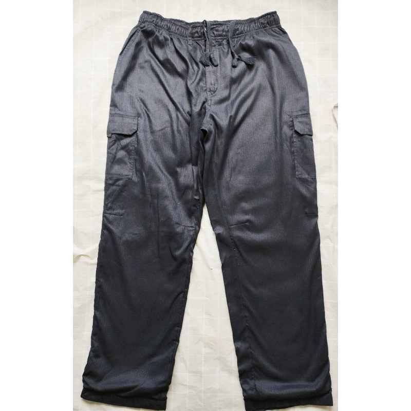 navy-cargo-pantsกางเกงคาร์โก้-กางเกงสเวตเตอร์คาร์โก้-สีกรมท่าเข้มๆ-ไซส์-xl-32-42-สภาพเหมือนใหม่-ไม่ผ่านการใช้งาน-unis