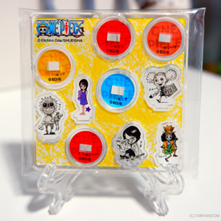 🌟Giolla &amp; Tashigi &amp; Nico Robin (child) &amp; Brook &amp; Eustass Kid - One Piece Acrylic mini ☆ mini figure 3rd วันพีซ