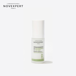 NOVEXPERT BOOSTER SERUM WITH GREEN TEA POLYPHENOLS 30 ml. (เซรั่มช่วยให้จุดด่างดำแลดูจางลง)