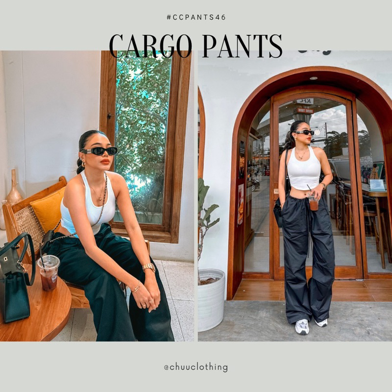 cargo-pants-กางเกงคาร์โกพร้อมส่ง