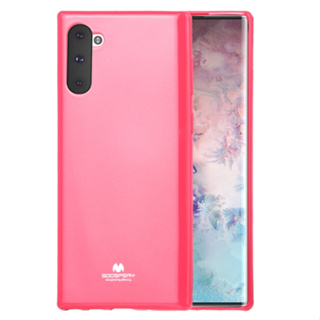 Mercury ซิลิโคนเคส Samsung Galaxy Note 10 รุ่น Goospery Pearl Jelly เคสนิ่มสีสดใส ของแท้💯%