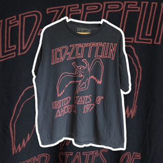 เสื้อยืดมือสองวง Led Zeppelin ตอกปี 2011