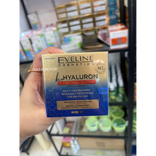 Eveline Cosmetics Bio Hyaluron 3X Retinol Cream 60+ 50ml.