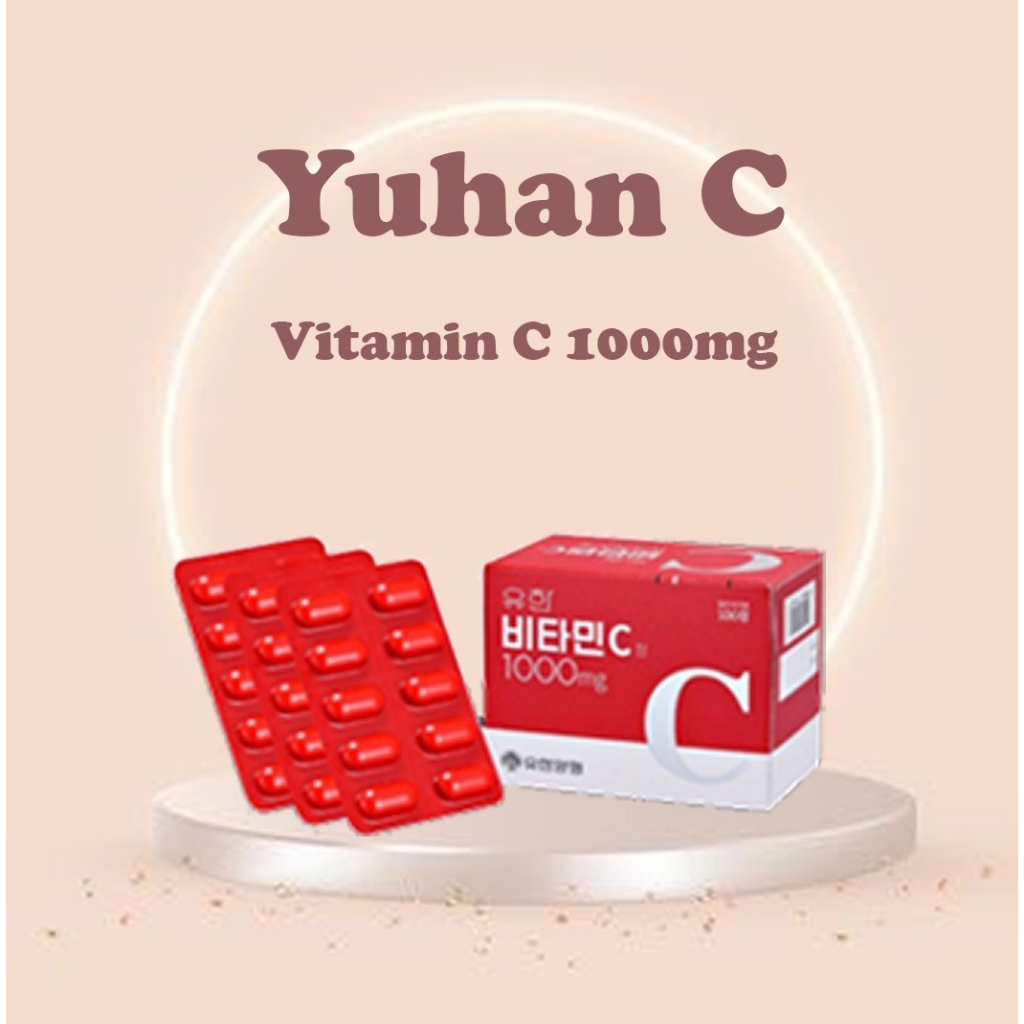 Yuhan Vitamin C 1000mg 100เม็ด | Shopee Thailand