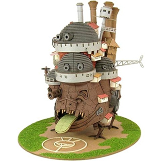 Sankei Miniatuart Kit Studio Ghibli ซีรีส์ Howls Moving Castle Howls Castle Non-Scale Paper Craft MK07-21