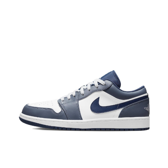 รองเท้าบาสเก็ตบอล-air-jordan-1-low-retroน้ำเงิน