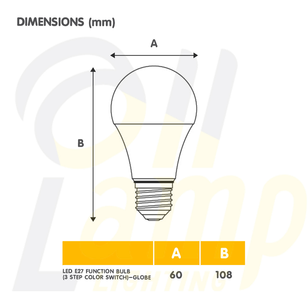 liton-หลอดไฟ-10w-led-function-bulb-รุ่น-globe-3-step-color-switch-3-in-1-ปรับได้-3-แสงใน-1-หลอด-ประกันศูนย์