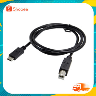 USB-C USB 3.1 type C male vers USB 2.0 de type B male Type-C to printer ยาว 1 เมตร