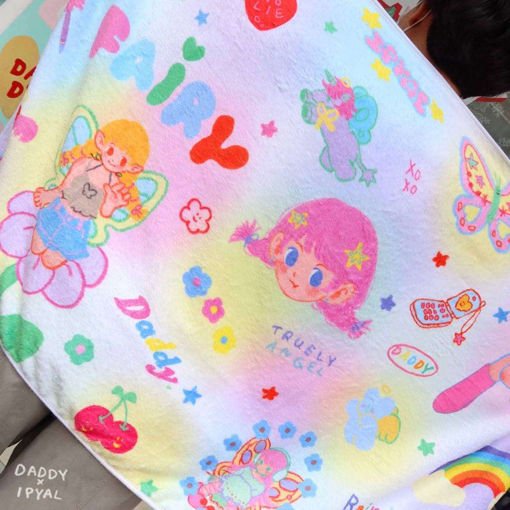 daddy-ipyal-x-daddy-fairy-blanket-ผ้าห่มนุ่มนิ่ม-สุดน่ารัก