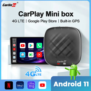 Carlinkit CarPlay Ai Box Android 11 ใส่ซิม 4G LTE และ Wifi ได้ ฮอตสปอตได้