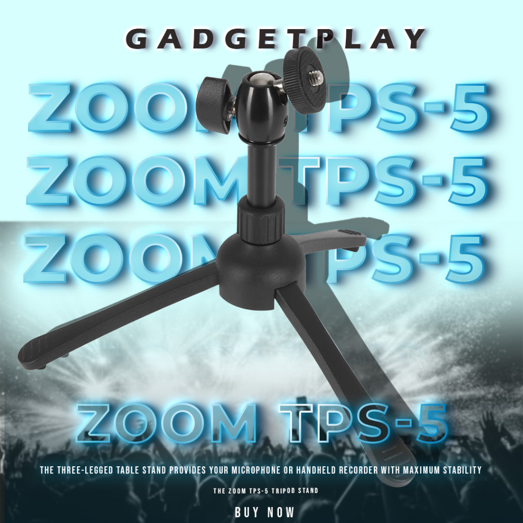 [กรุงเทพฯ ด่วน 1 ชั่วโมง] ขาตั้งไมค์ ZOOM TPS-5 TRIPOD STAND FOR ...