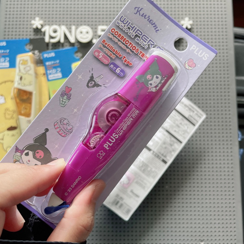 Plus Correction tape + Refill correction tape เทปลบคำผิดลายการ์ตูน