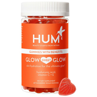 🧡2Gummies &amp;EXP.2024🧡 Hum Nutrition Glow Sweet Glow ™ with Hyaluronic Acid &amp; Vitamin C + E
