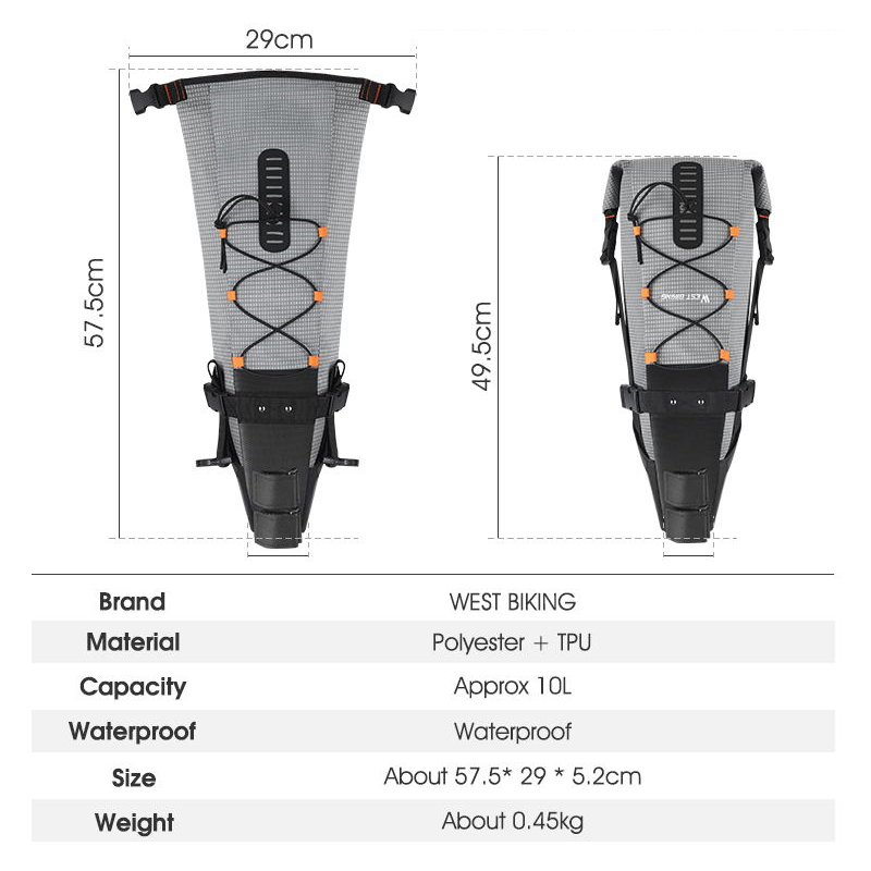 west-biking-seat-pack-กระเป๋ารัดหลักอานใต้เบาะ-กระเป๋าตูดมด-ออกแบบมาสวยงาม-ความจุ-10l-กันน้ำ-100-ในราคาย่อมเยาว์