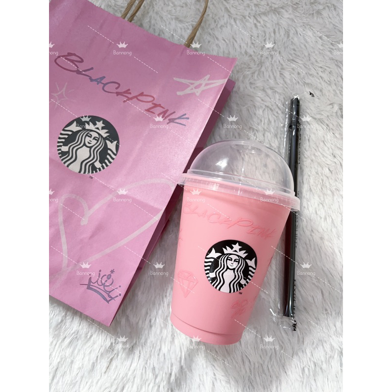 starbucks-แก้ว-blackpink-reuseable-ของใหม่แท้
