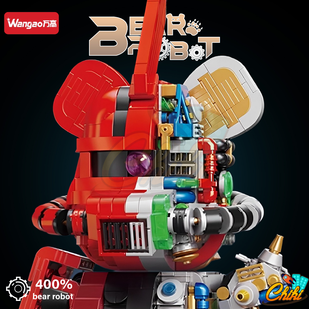 ตัวต่อ-wangao188010-bear-robot-แบบริค-โรบอร์ท-zaku-mechanical-robot-ขนาดเท่ากับ-400
