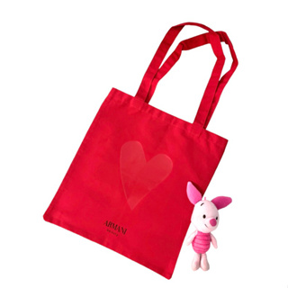 Giorgio Armani beauty tote bag red heart❤️