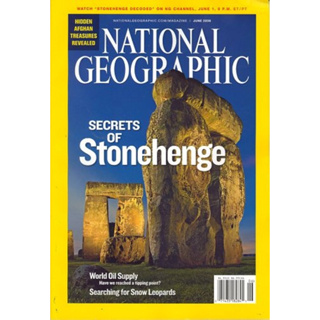 National Geographic June 2008. Secrets Of Stonehenge *****หนังสือมือสอง สภาพ 70%****จำหน่ายโดย ผศ. สุชาติ สุภาพ