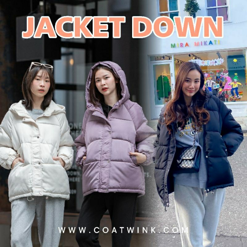 โค้ทขนเป็ด-snow-white-down-jacket-hoodie