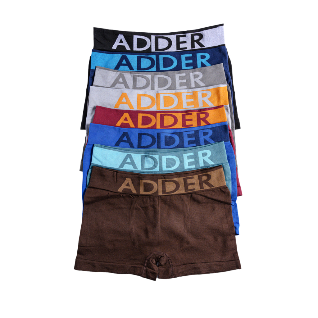 adder-แอดเดอร์-ad-bs006-แพ็ค-2-ตัว-กางเกงชั้นในชาย-ทรง-boxer-ผ้า-spandex-ไร้รอยต่อ-ไร้ตะเข็บ-ผ้ายืดหยุ่นพิเศษ
