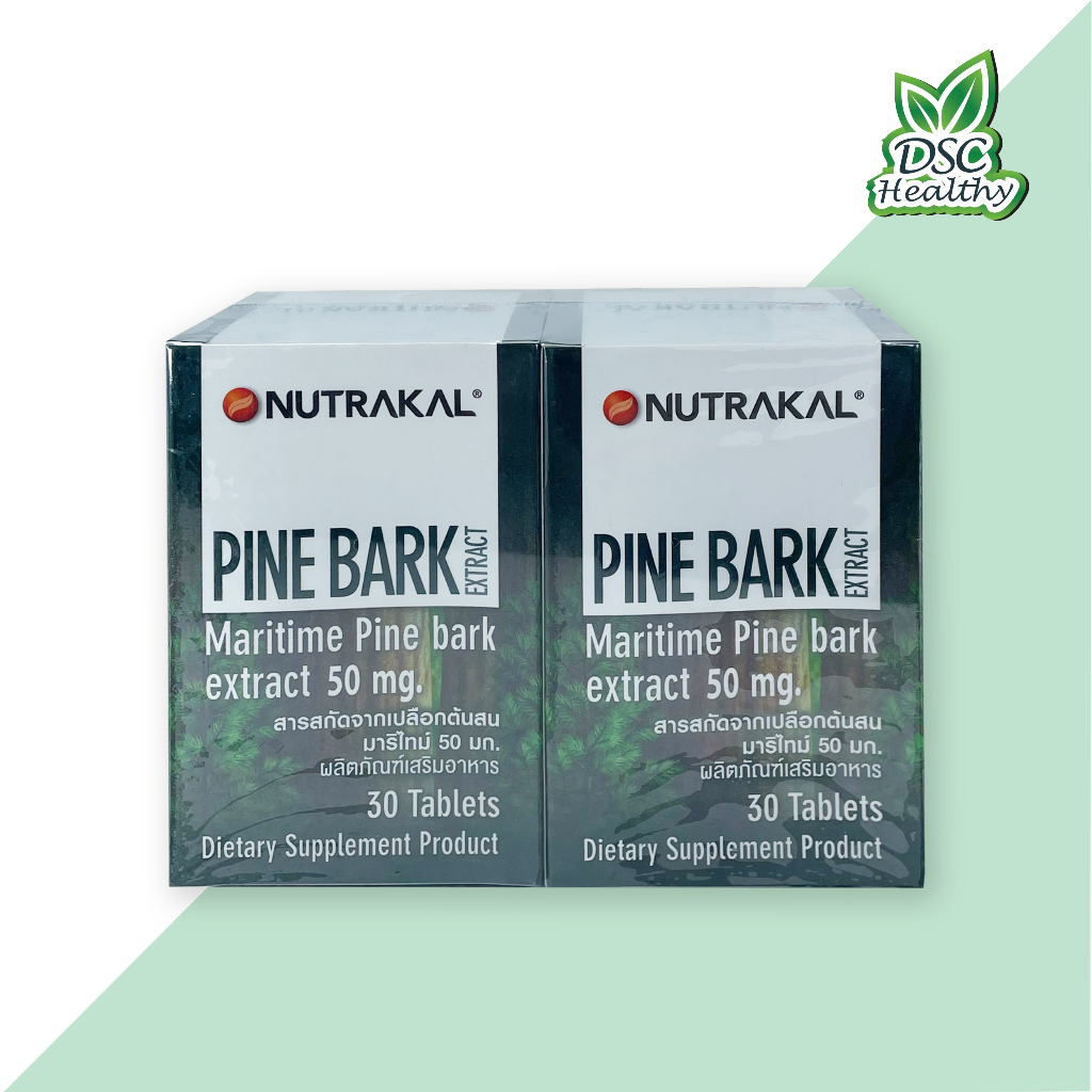 แพ็คคู่คุ้มกว่า-nutrakal-pine-bark-extract-maritime-pine-bark-extract-50mg-30tablets