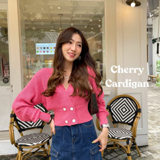 Cherry cardigan - เสื้อไหมพรม