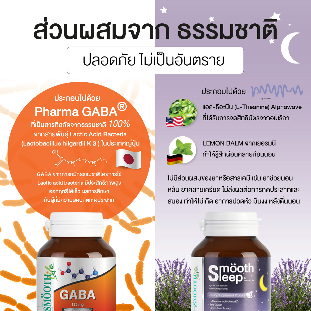 smooth-life-stress-relief-and-sleep-suport-set-เซ็ตสำหรับผ่อนคลายความเครียด-บำรุงสมอง-และหลับสบาย