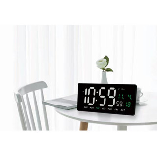 นาฬิกาดิจิตอล (JH3604) 36x16x3cm นาฬิกา ตั้งโต๊ะ LED DIGITAL CLOCK นาฬิกาแขวน นาฬิกาตั้งโต๊