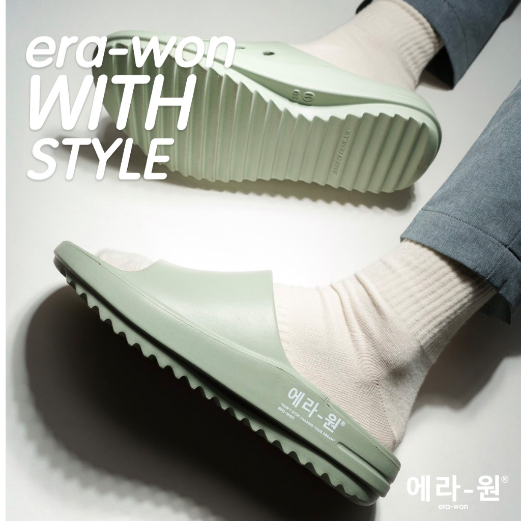 era-won-slides-sandals-รองเท้าแตะ-สี-dragon-เขียวอ่อน