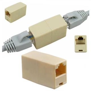 ข้อต่อสายLAN (RJ45)CAT5/CAT6 ตัวต่อสายแลน ข้อต่อสาย LAN CAT5E/CAT6Eต่อสาย LAN ให้ยาวขึ้น