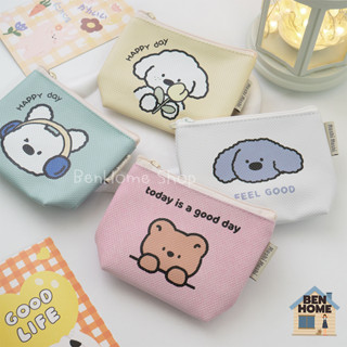 MOSHI MOSHI กระเป๋าใส่เศษสตางค์รุ่น Happy Animal (พร้อมส่ง)