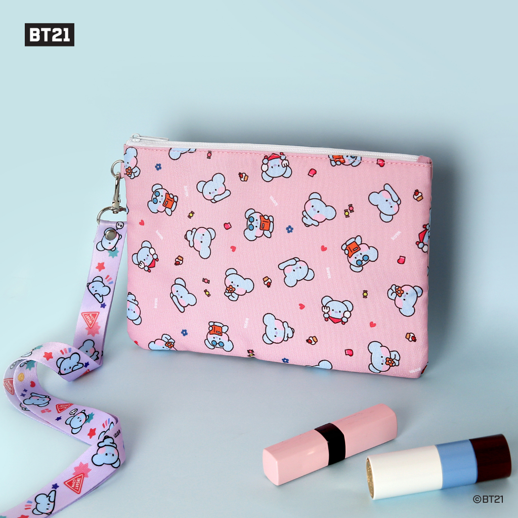 กระเป๋า-bt21-minini-flat-pouch-สินค้าพร้อมส่ง