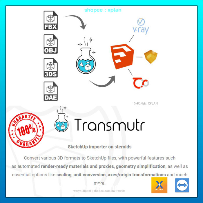 transmutr-artist-v1-2-7-for-sketchup-2020-2022-software-ปลั๊กอิน-import-3d