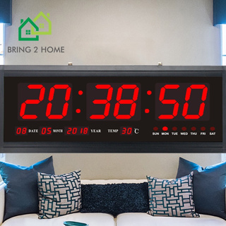 ภาพหน้าปกสินค้าBring2 Home นาฬิกาดิจิตอล LED DIGITAL CLOCK รุ่น 4819 และ รุ่น 5020 สามารถติดตั้งแบบแขวนผนังได้ ที่เกี่ยวข้อง