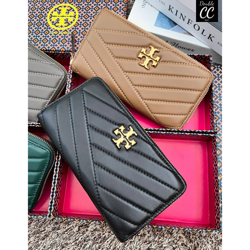 แท้-from-factory-kira-chevron-zip-continental-wallet