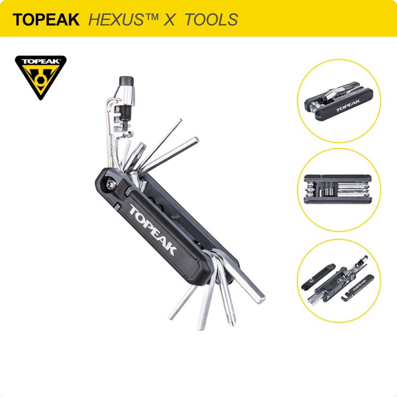 เครื่องมือพกพาเอนกประสงค์-21ฟังก์ชั่น-topeak-hexus-x-tool