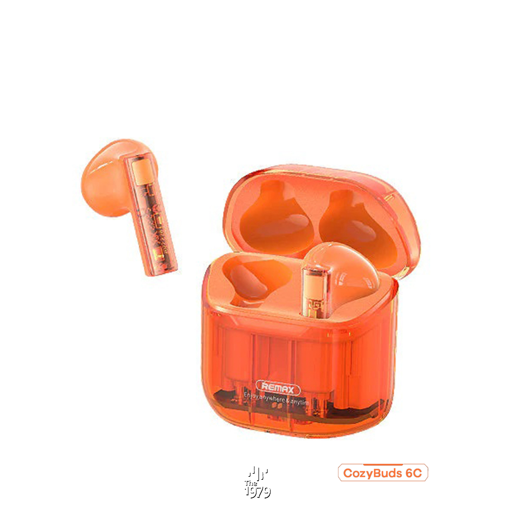 REMAX® หูฟังบลูทูธ COZYBUDS 6C AURORA SERIES CLEAR TRUE WIRLESS EARBUDS
