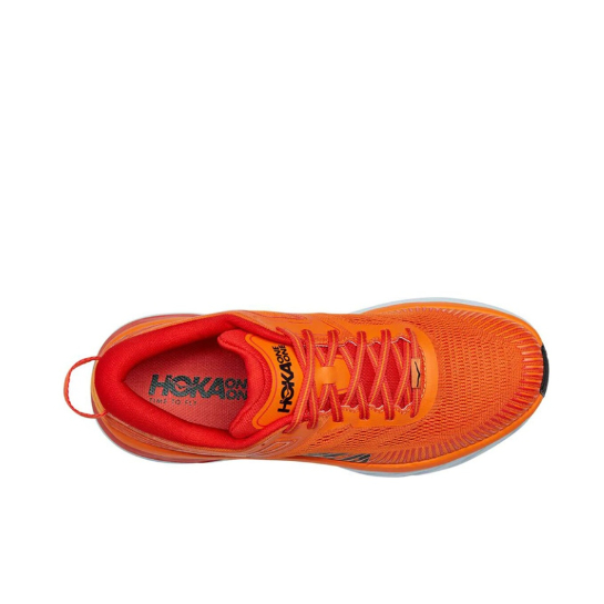 hoka-one-one-bondi-7-orange-ของแท้-100-sports-shoes-running-shoes-style