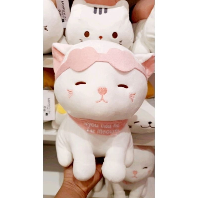 miniso-ตุ๊กตาเจ้าแมวเหมียว-ลิขสิทธิ์แท้