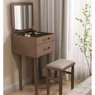 dressing table   โต๊ะเครื่องแป้ง โต๊ะแต่งกาย,  สอง -one multi -functional table, หน้าไม้เนื้อแข็ง