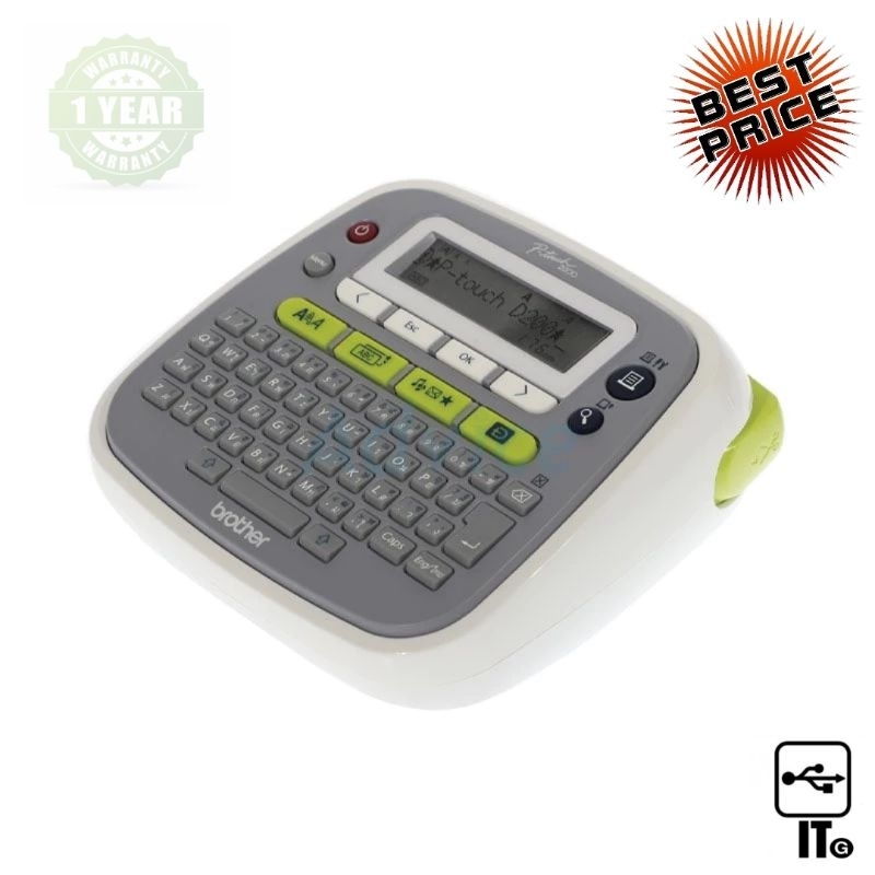 เครื่องพิมพ์ฉลาก PTouch BROTHER PTD200 ประกัน 1Y Label Printer