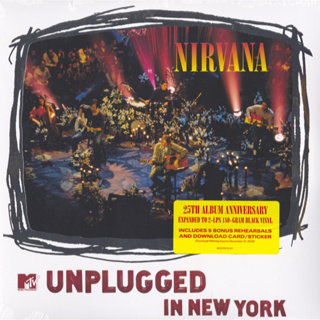แผ่นเสียง LP Nirvana – MTV Unplugged In New York ( 25th Anniversary) แผ่นซีล ใหม่