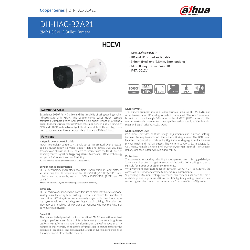 dahua-ชุดกล้องวงจรปิด2ล้านพิกเซล-16-ตัว-รุ่น-hac-b2a21p-a-รองรับไมค์บันทึกเสียงในตัว-ภาพคมชัด-พร้อมอุปกรณ์ติดตั้ง