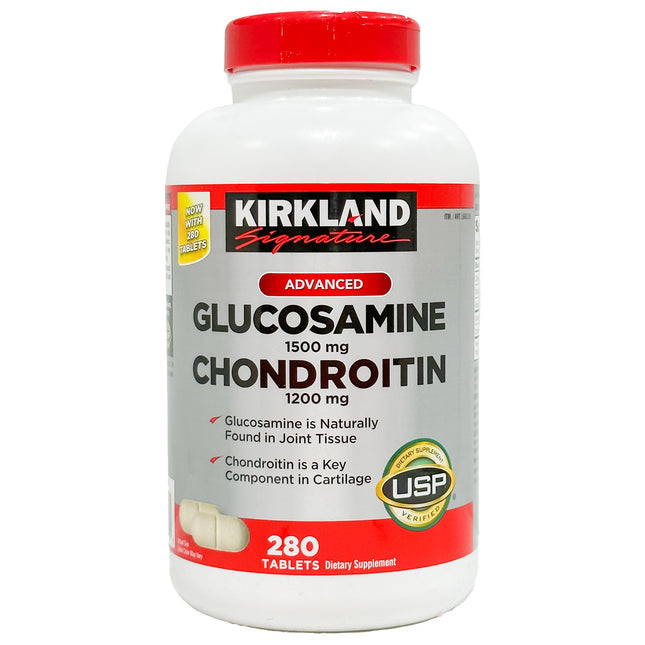 Kirkland Glucosamine Chondroitin 280เม็ด (ดำแดง)บำรุงกระดูก Exp.01/2027