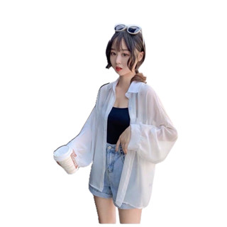 โปรโมชั่น : 222เสื้อคลุมสไตล์เกาหลีบางบางใส่สบาย