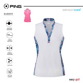 PING BARDOT POLO PING WOMENS POLO  เสื้อกีฬากอล์ฟผู้หญิง