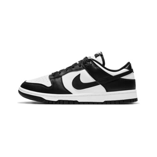 Nike Dunk Low Retro "Black" （Panda）ของแท้ 100% แลกเปลี่ยนอย่างรวดเร็ว